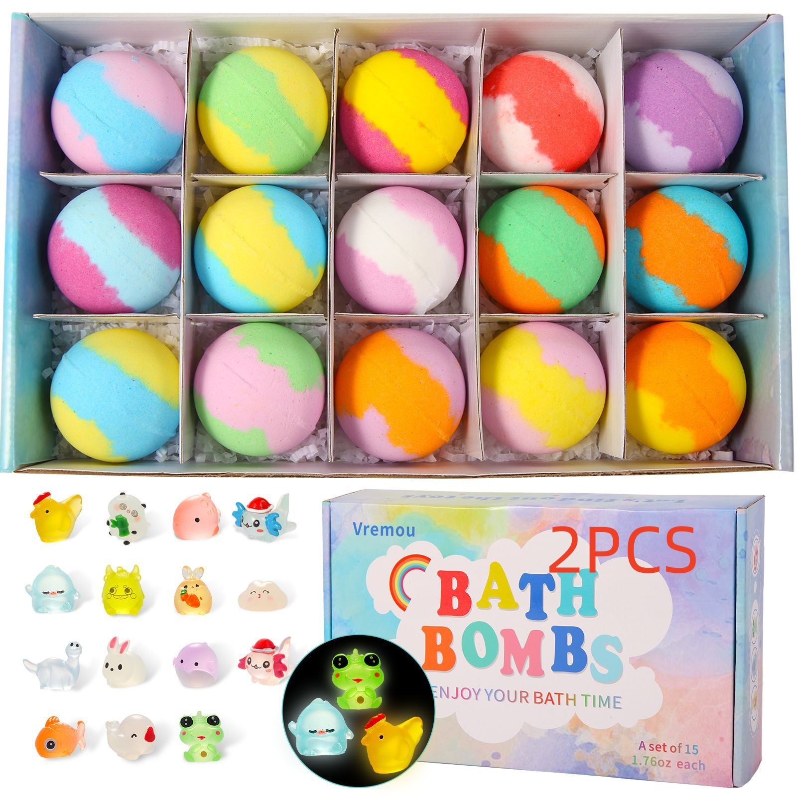 Childrens Salt Balls Plant Essential Oil Body Fragrance Bath Bombs