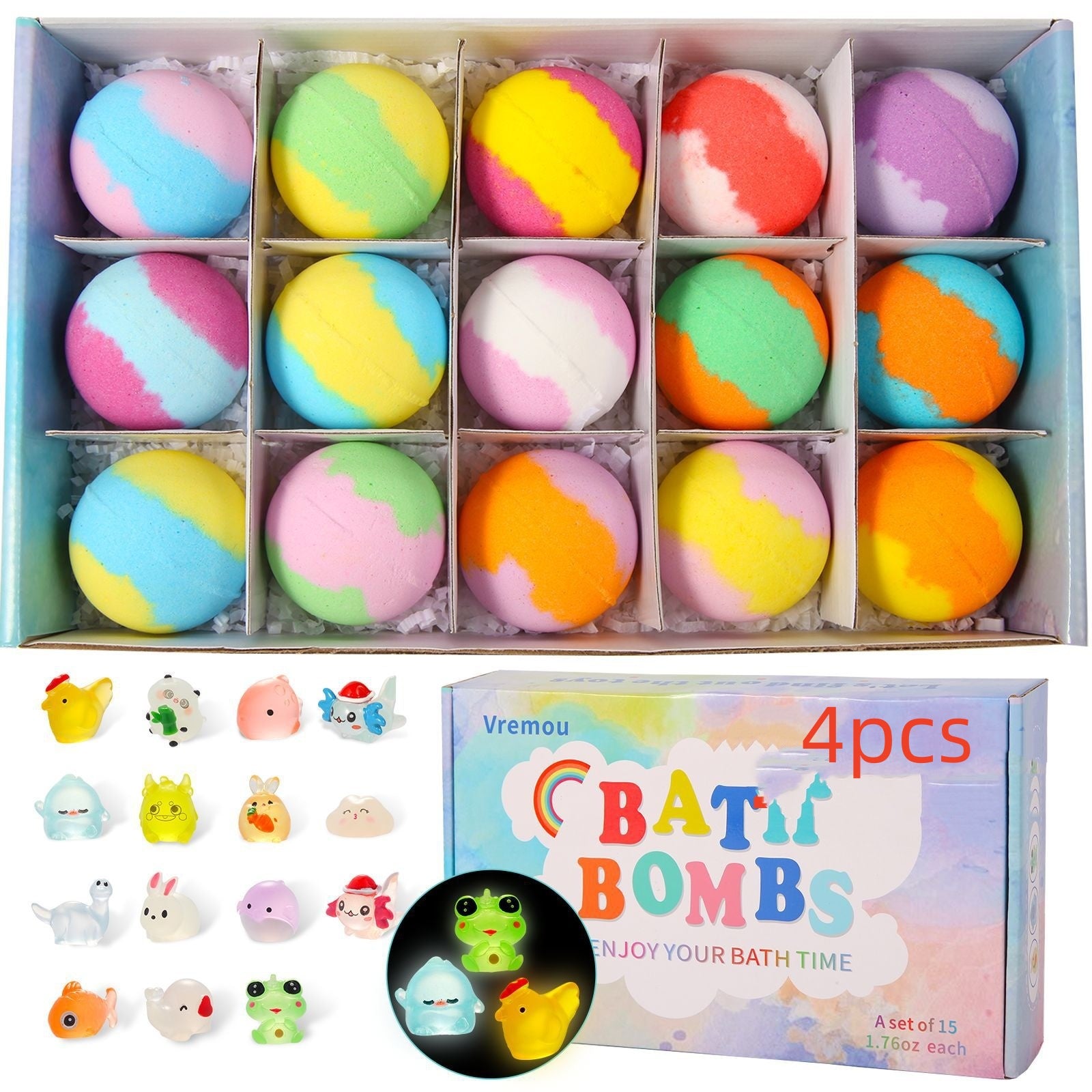 Childrens Salt Balls Plant Essential Oil Body Fragrance Bath Bombs